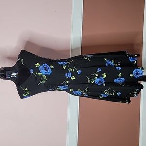 Ladies black and blue Sundress